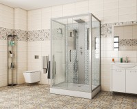 Душевая кабина Niagara Luxe NG-7711WBK 120x90 без гидромассажа