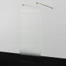 Душевая перегородка WasserKRAFT Vechte 90 60W39BG-FL профиль Золото матовое стекло рифленое