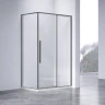 Душевой уголок Vincea Slim-N 110x80 VSR-4SN8011CLGM профиль Вороненая сталь стекло прозрачное