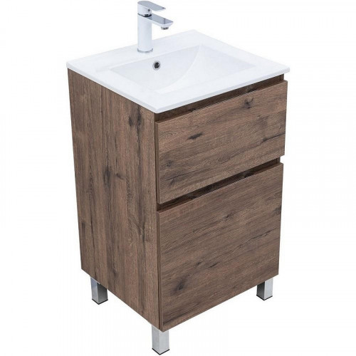 Тумба под раковину Aquanet Алвита New 50 344126 Дуб веллингтон табак