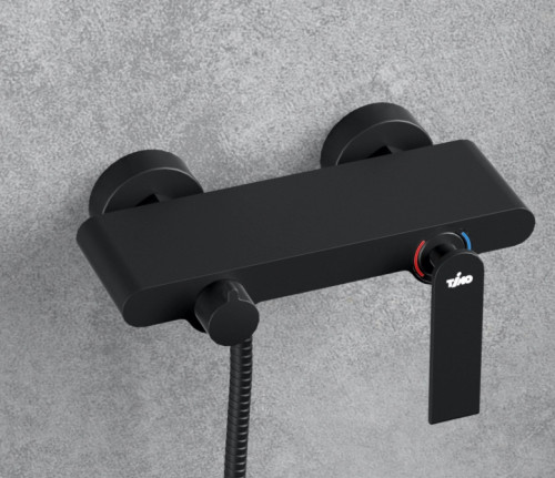 Смеситель для ванны Timo Anni 2714/03Y Черный на стену