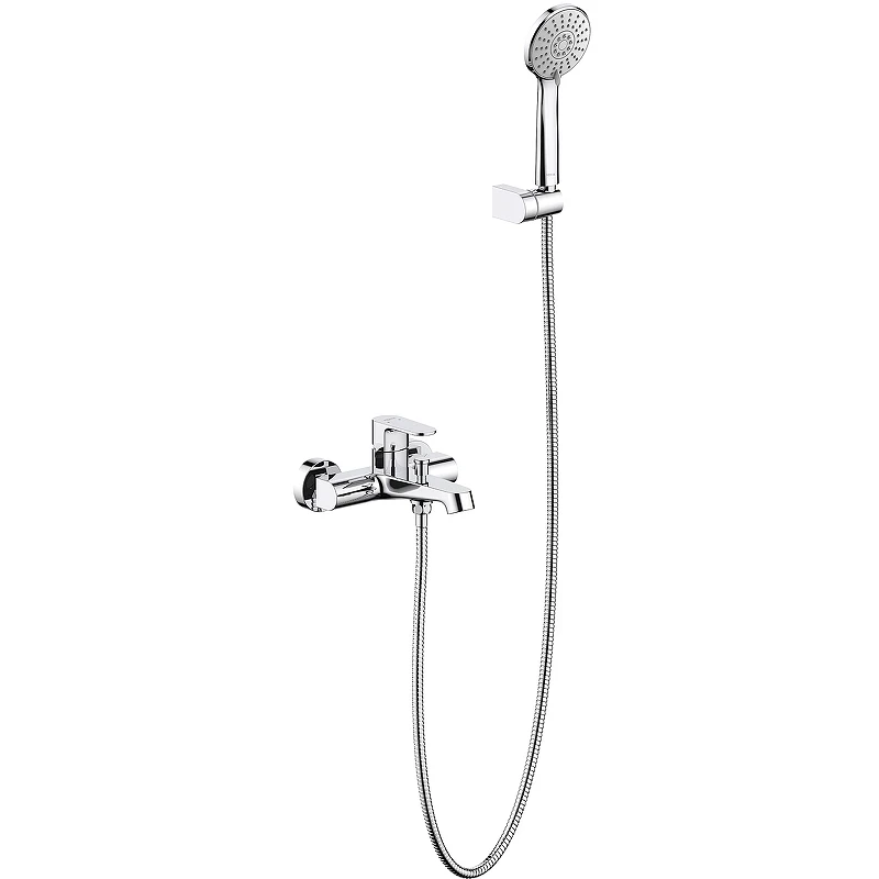 Смеситель для ванны Aquatek Оберон AQ1249CR Хром латунь на стену