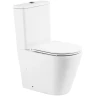 Унитаз компакт BelBagno Flay-R BB2149CPR/BB870SC без бачка с сиденьем Микролифт фаянс напольный