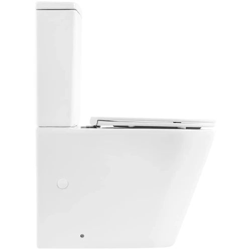 Унитаз компакт BelBagno Flay-R BB2149CPR/BB870SC без бачка с сиденьем Микролифт фаянс напольный