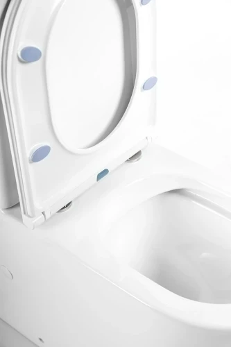 Унитаз компакт BelBagno Flay-R BB2149CPR/BB870SC без бачка с сиденьем Микролифт фаянс напольный