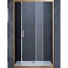 Душевая дверь Vincea Alpha 150 VDS-3AL150CLG профиль Брашированное золото стекло прозрачное