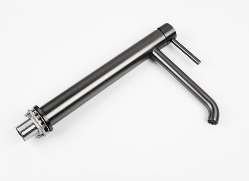 Смеситель для раковины Knotlor Eclipse SS-21/GM цвет Вороненая сталь