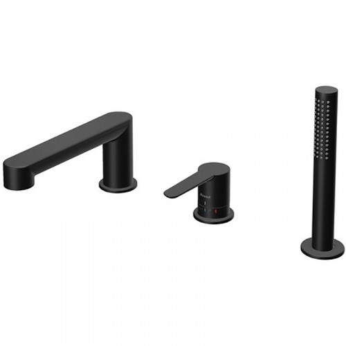 Смеситель на борт ванны Ravak Puri PU 026.20 X070186 Черный матовый латунь