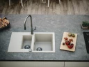 Кухонная мойка Alveus Granital Cadit 70 Terra G22 790x500 1131358 Песчаная искусственный камень (литьевой мрамор) встраиваемый