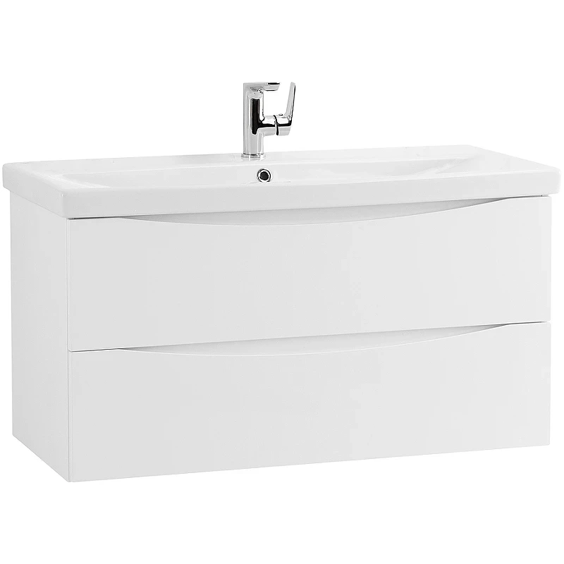 Тумба под раковину BelBagno Marino-Cer 80 MARINO-CER-800-2C-SO-BO-P подвесная Bianco Opaco МДФ / ЛДСП