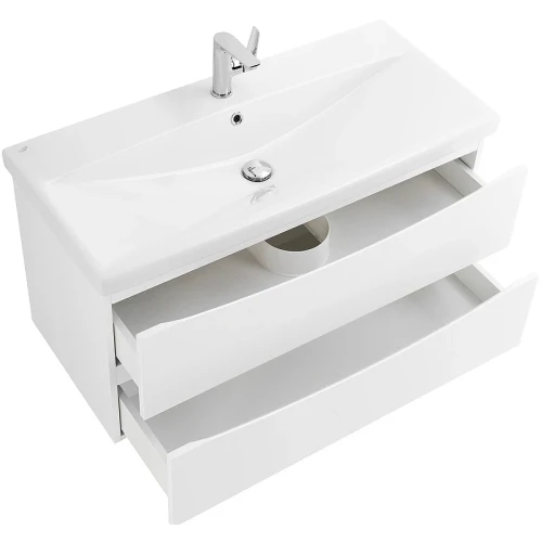 Тумба под раковину BelBagno Marino-Cer 80 MARINO-CER-800-2C-SO-BO-P подвесная Bianco Opaco МДФ / ЛДСП