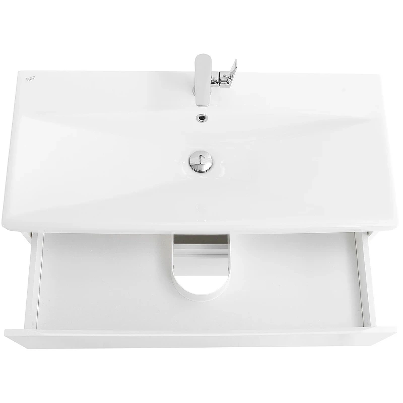 Тумба под раковину BelBagno Marino-Cer 80 MARINO-CER-800-2C-SO-BO-P подвесная Bianco Opaco МДФ / ЛДСП