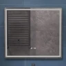 Зеркало Vigo Geometry Step 80 234 с подсветкой c сенсорным выключателем с диммером и подогревом