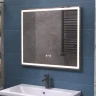 Зеркало Vigo Geometry Step 80 234 с подсветкой c сенсорным выключателем с диммером и подогревом