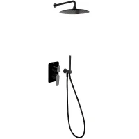 Душевая система Ramonsoler Alexia K3615021NM Черная матовая