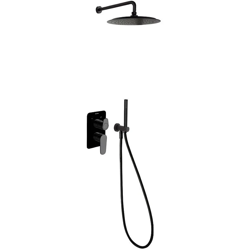 Душевая система Ramonsoler Alexia K3615021NM Черная матовая