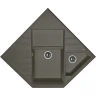 Кухонная мойка Florentina Бомбей-900 20.375.J0900.302 Антрацит искусственный камень (литьевой мрамор) встраиваемый