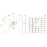 Душевой поддон из искусственного камня RGW Stone Tray 90x90 14152099-02-11 цвет Графит Серый