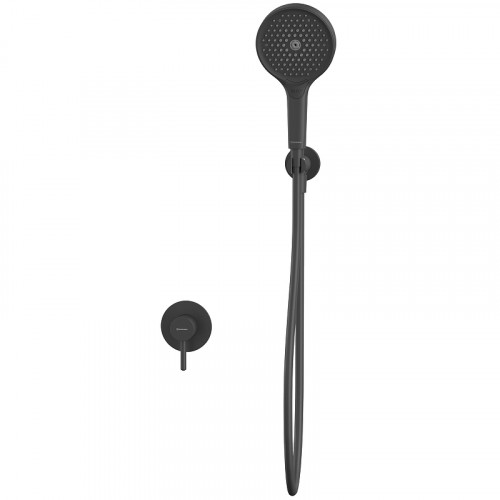 Смеситель для душа Whitecross Y black YSET02TOPBL Черный матовый латунь встраиваемый