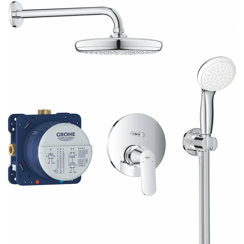 Душевая система Grohe Eurosmart Cosmopolitan 25219001 Хром встраиваемый
