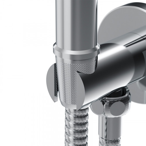 Гигиенический душ со смесителем Damixa Jupiter 777510001 Хром латунь на стену