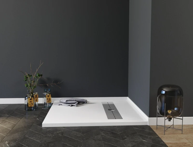 Душевой поддон из искусственного камня Aquanet Delight 90x90 255441 Белый