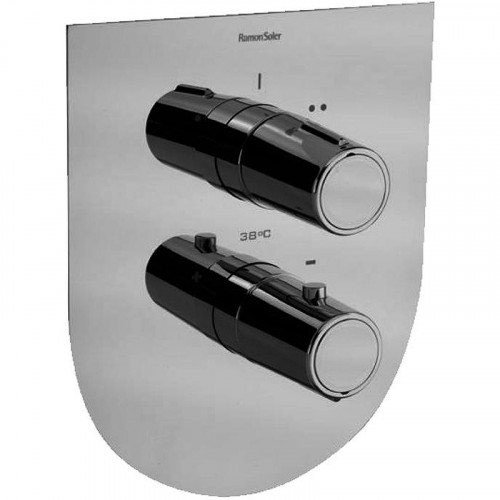 Смеситель для душа Ramonsoler Tzar 348712SNC с термостатом Никель брашированный