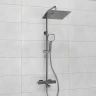 Душевая система WasserKRAFT A199.118.065.087.CH Thermo с термостатом Хром латунь на стену