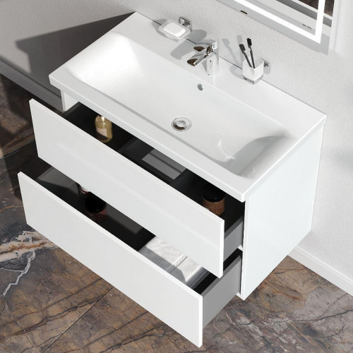 Тумба под раковину AM.PM Gem 80 M90FHX0802WG подвесная цвет Белый