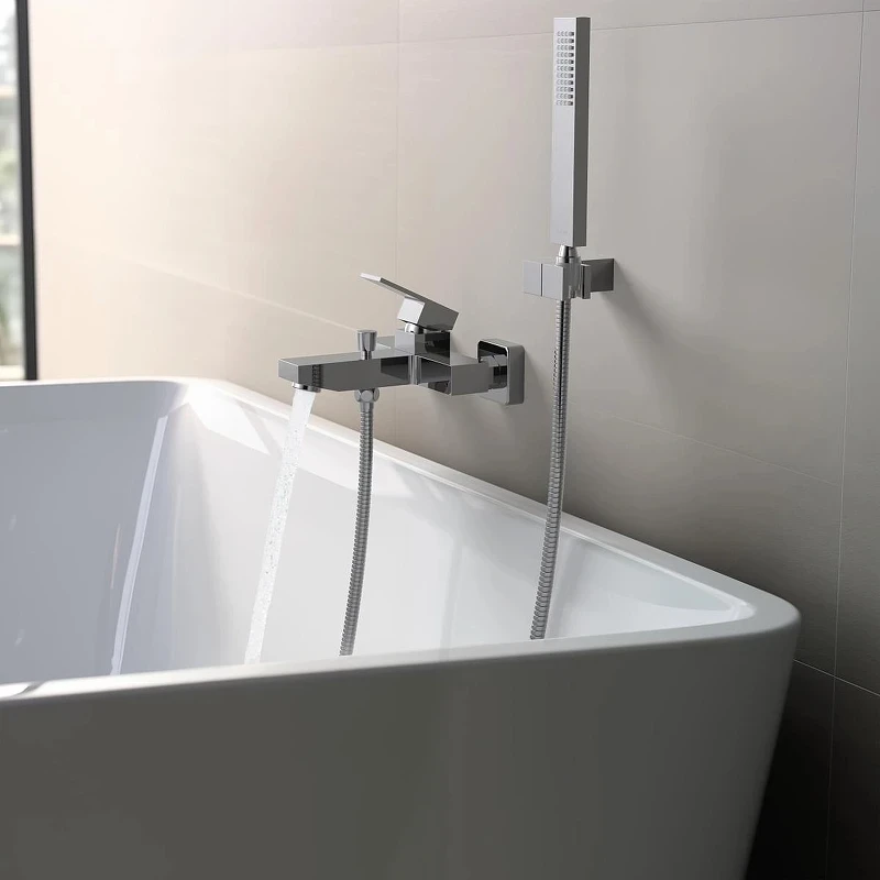 Смеситель для ванны Aquatek Либра AQ1649CR Хром латунь на стену