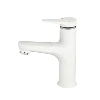 Смеситель для раковины D-Lin D158367-C цвет  Белый