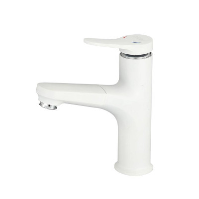 Смеситель для раковины D-Lin D158367-C цвет  Белый