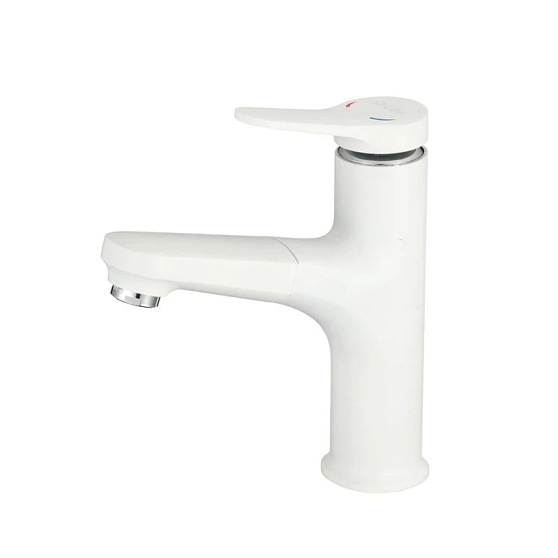 Смеситель для раковины D-Lin D158367-C цвет  Белый