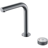 Смеситель для раковины Boheme Tech 158-SGM Оружейная сталь глянцевая латунь