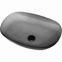 Раковина-чаша Vincea 54 VBS-6T12B Черная полиэфирная смола накладная