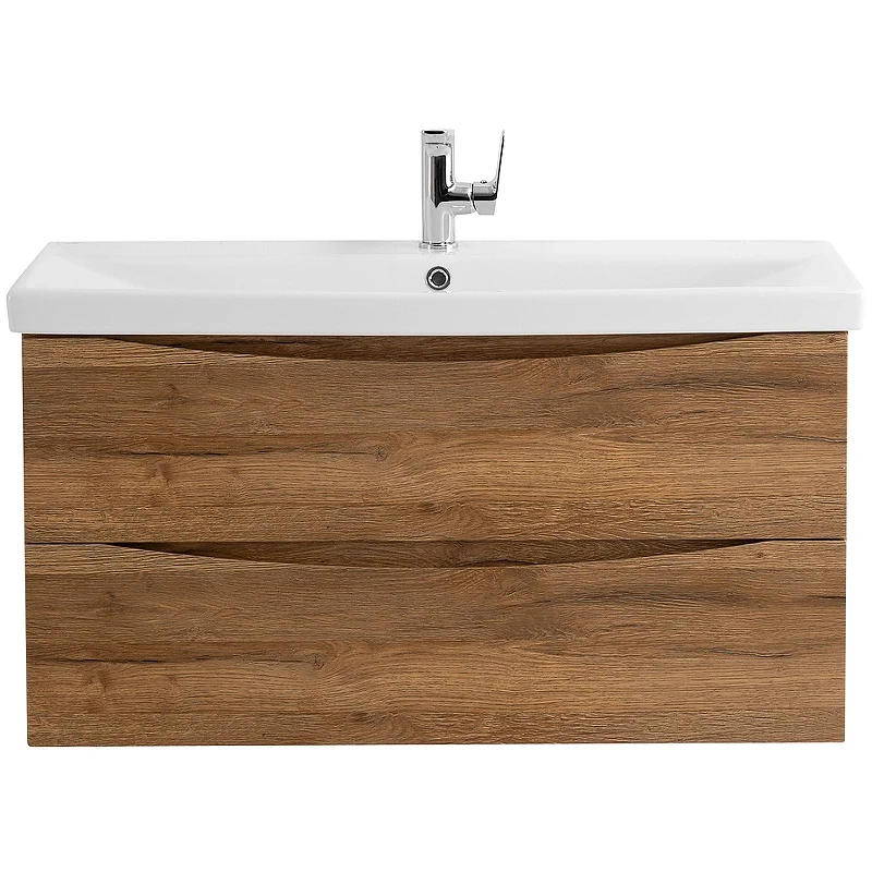 Тумба под раковину BelBagno Marino-Cer 80 MARINO-CER-800-2C-SO-RR-P подвесная Rovere Rustico МДФ / ЛДСП