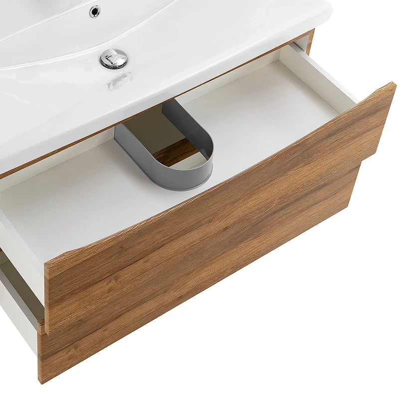 Тумба под раковину BelBagno Marino-Cer 80 MARINO-CER-800-2C-SO-RR-P подвесная Rovere Rustico МДФ / ЛДСП