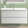 Тумба под раковину BelBagno ALBANO-800-2C-SO-BL подвесная Bianco Lucido МДФ / ЛДСП