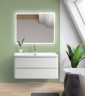 Тумба под раковину BelBagno ALBANO-800-2C-SO-BL подвесная Bianco Lucido МДФ / ЛДСП