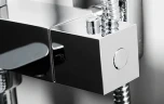 Душевая система WasserKRAFT A199.119.126.010.CH Thermo с термостатом Хром латунь на стену