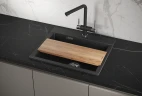 Кухонная мойка Granula Estetica 58 5804 цвет Черный