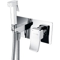 Гигиенический душ со смесителем WasserKRAFT Aller 10638 Хром латунь на стену