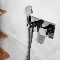Гигиенический душ со смесителем WasserKRAFT Aller 10638 Хром латунь на стену