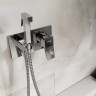Гигиенический душ со смесителем WasserKRAFT Aller 10638 Хром латунь на стену