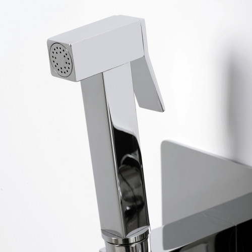 Гигиенический душ со смесителем WasserKRAFT Aller 10638 Хром латунь на стену