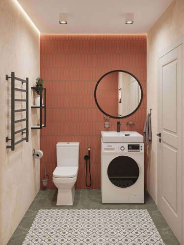 Раковина DIWO Коломна 60 RnDKA-60-SB на стиральную машину цвет Белый глянцевый