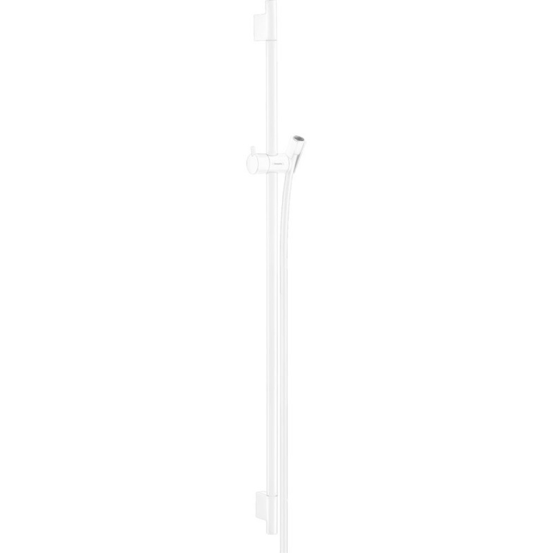Душевая штанга Hansgrohe Unica S Puro 28631700 Белый матовый латунь на стену