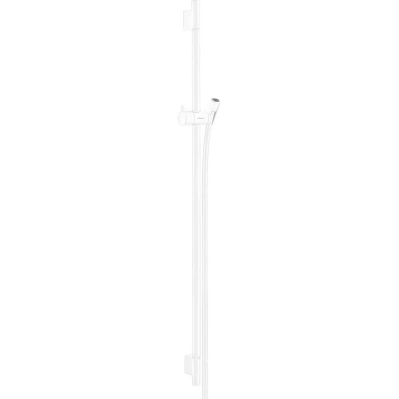 Душевая штанга Hansgrohe Unica S Puro 28631700 Белый матовый латунь на стену
