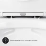 Унитаз AM.PM Sense FlashClean CK74H0403W подвесной с гигиеническим душем и ершиком с сиденьем Микролифт фарфор подвесной
