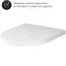Унитаз AM.PM Sense FlashClean CK74H0403W подвесной с гигиеническим душем и ершиком с сиденьем Микролифт фарфор подвесной